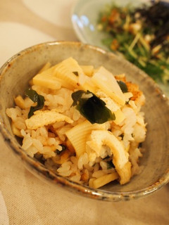 たけのこわかめご飯!-レシピのメイン写真