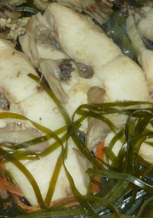 カレイと切りコンブのカンタン煮付け～♪-レシピのメイン写真