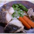 白身魚のムニエル温野菜添え