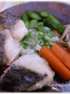 白身魚のムニエル温野菜添え-レシピのメイン写真