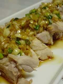 茹で鶏のネギソース-レシピのメイン写真