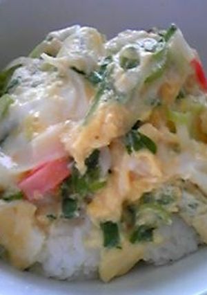 かにかま入りたまご丼-レシピのメイン写真