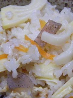 簡単たけのこごはん♪-レシピのメイン写真