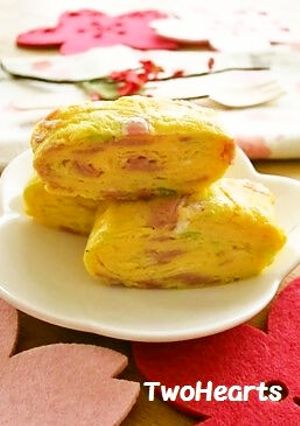 お弁当に✿春だね洋風卵焼き✿-レシピのメイン写真