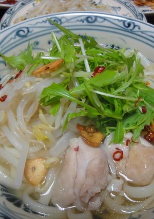 我が家で絶賛！鶏肉のフォー-レシピのメイン写真