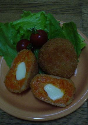 モッツアレラinにんじんコロッケ-レシピのメイン写真