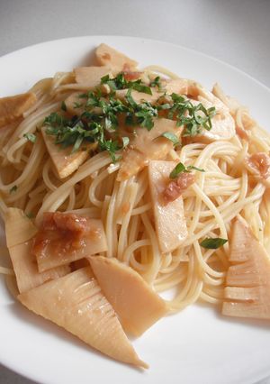 筍の梅風味パスタ-レシピのメイン写真