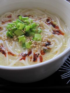 ラー油が決め手!簡単そうめん♪-レシピのメイン写真