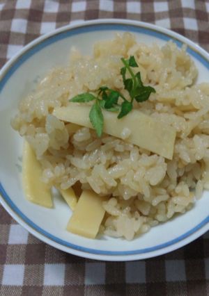 春ですシャキシャキ～　たけのこごはん-レシピのメイン写真
