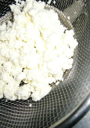 ～チン♪カッテージチーズ☆自家製～-レシピのメイン写真