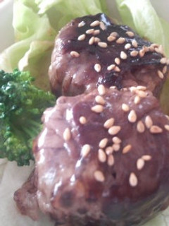 クリームチーズINな肉巻きおにぎりっ!!-レシピのメイン写真