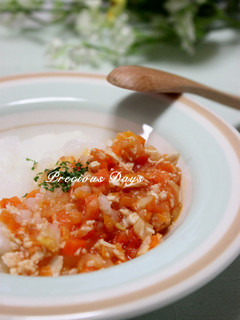 離乳食中期Ⅱ★ミートソースごはん♪-レシピのメイン写真