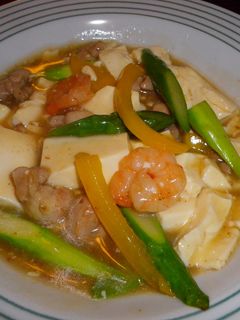 豆腐とアスパラの中華炒め-レシピのメイン写真
