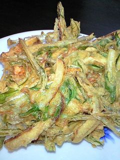 水菜のかき揚げ-レシピのメイン写真