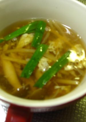 簡単☆あっという間に酸辣湯スープ-レシピのメイン写真