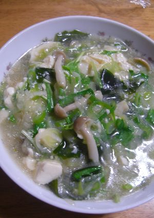 ダイエットに！バランス豆腐汁-レシピのメイン写真