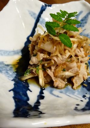 新ごぼうとゆで豚の香味和え-レシピのメイン写真