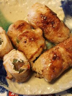 鳥ささみの梅しそ焼き-レシピのメイン写真