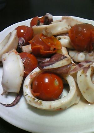 イカとミニトマトの簡単イタリアン♪-レシピのメイン写真