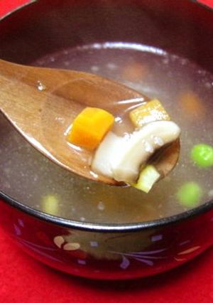 ウェイパーと干し椎茸の優しいスープ✿-レシピのメイン写真