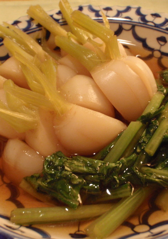 基本の和食☆蕪の煮物＆蕪菜ふりかけ-レシピのメイン写真