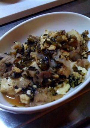 豚と高菜のすき焼き風-レシピのメイン写真