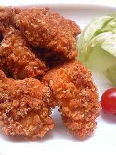 ☆かきの種でカリッカリの唐揚げ☆-レシピのメイン写真