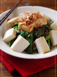 ホウレン草と豆腐のサラダ-レシピのメイン写真