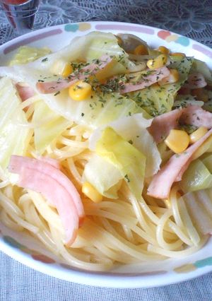 キャベツのあっさりシンプルパスタ☆-レシピのメイン写真
