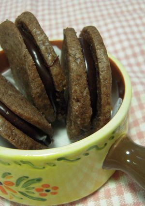 お店のようなソフトチョコサンドクッキー♪-レシピのメイン写真
