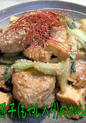 シャキシャキもやし入りの<豚肉団子>♪-レシピのメイン写真