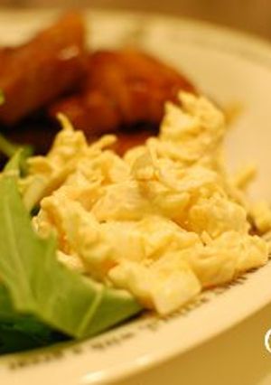 鶏ササミとゆで卵のサラダ-レシピのメイン写真