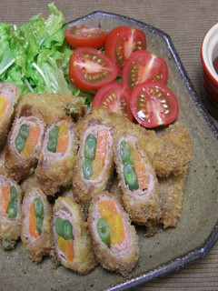 豚肉の野菜巻きフライ-レシピのメイン写真