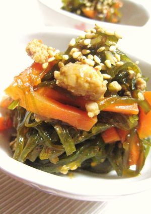 ピリ辛❤切り昆布の炒め煮♬-レシピのメイン写真