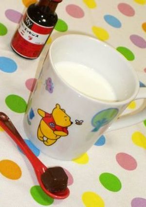 ワンスプーンでホットチョコバニラミルク♡-レシピのメイン写真