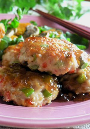 ◆ぽりぽり食感♪にんにくの芽のつくね◆-レシピのメイン写真