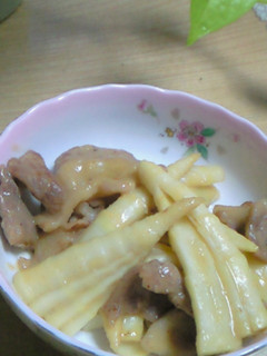 竹の子【笹竹】豚味噌炒め-レシピのメイン写真