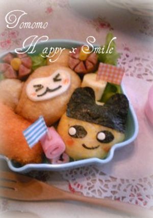 キャラ弁 まめっち&ききっち弁当-レシピのメイン写真