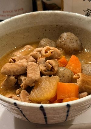 味噌仕立てのモツ煮-レシピのメイン写真