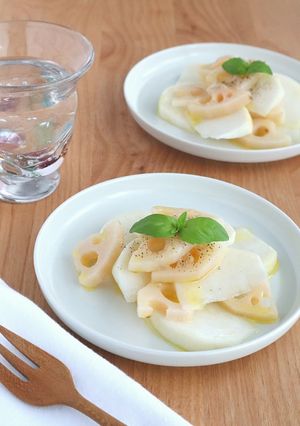 冬野菜を味わう♪かぶと蓮根の白いマリネ-レシピのメイン写真