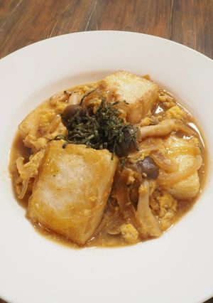 《主菜》絹豆腐の玉子とじ-レシピのメイン写真