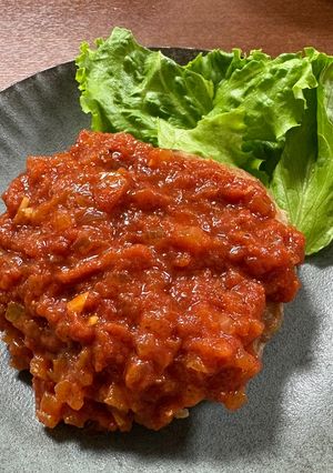 これは美味しい うまトマハンバーグ-レシピのメイン写真