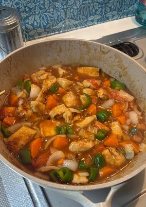 鶏胸肉とトマトで簡単酢鶏-レシピのメイン写真