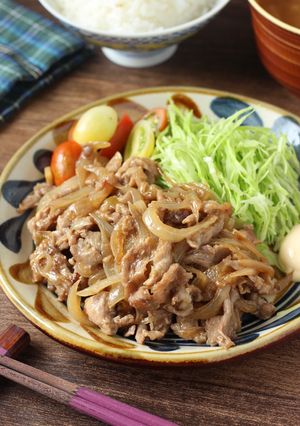 食材２つ【豚こま肉のスタミナ焼き】-レシピのメイン写真
