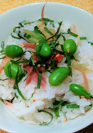 枝豆の混ぜご飯-レシピのメイン写真