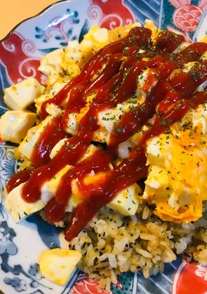豆腐＆玉子のやわらかオムライス-レシピのメイン写真
