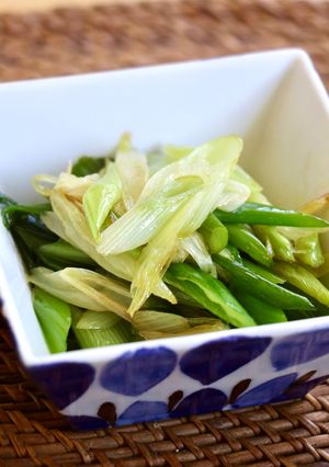 味付けは塩だけ！長葱のオリーブオイル焼き-レシピのメイン写真
