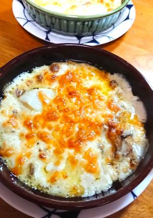米粉で作れば、キノコと里芋のグラタン-レシピのメイン写真