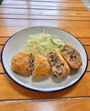 牛乳不要！簡単な材料で♪ミンチカツ
