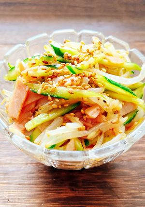 レンジで簡単！もやしの中華サラダ-レシピのメイン写真